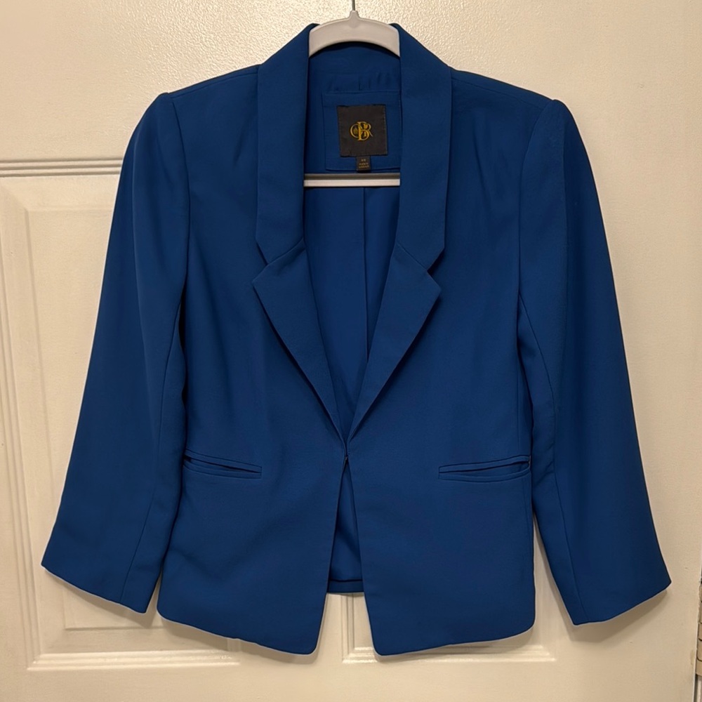 Banana Republic Blue Blazer with Notched Lapel